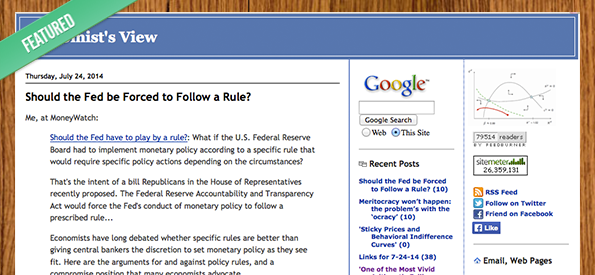 A picture of the google homepage with a question about monetary policy.