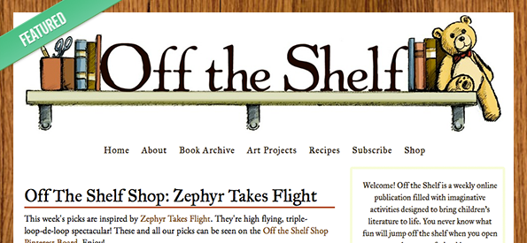 A page of the off the shelf website.