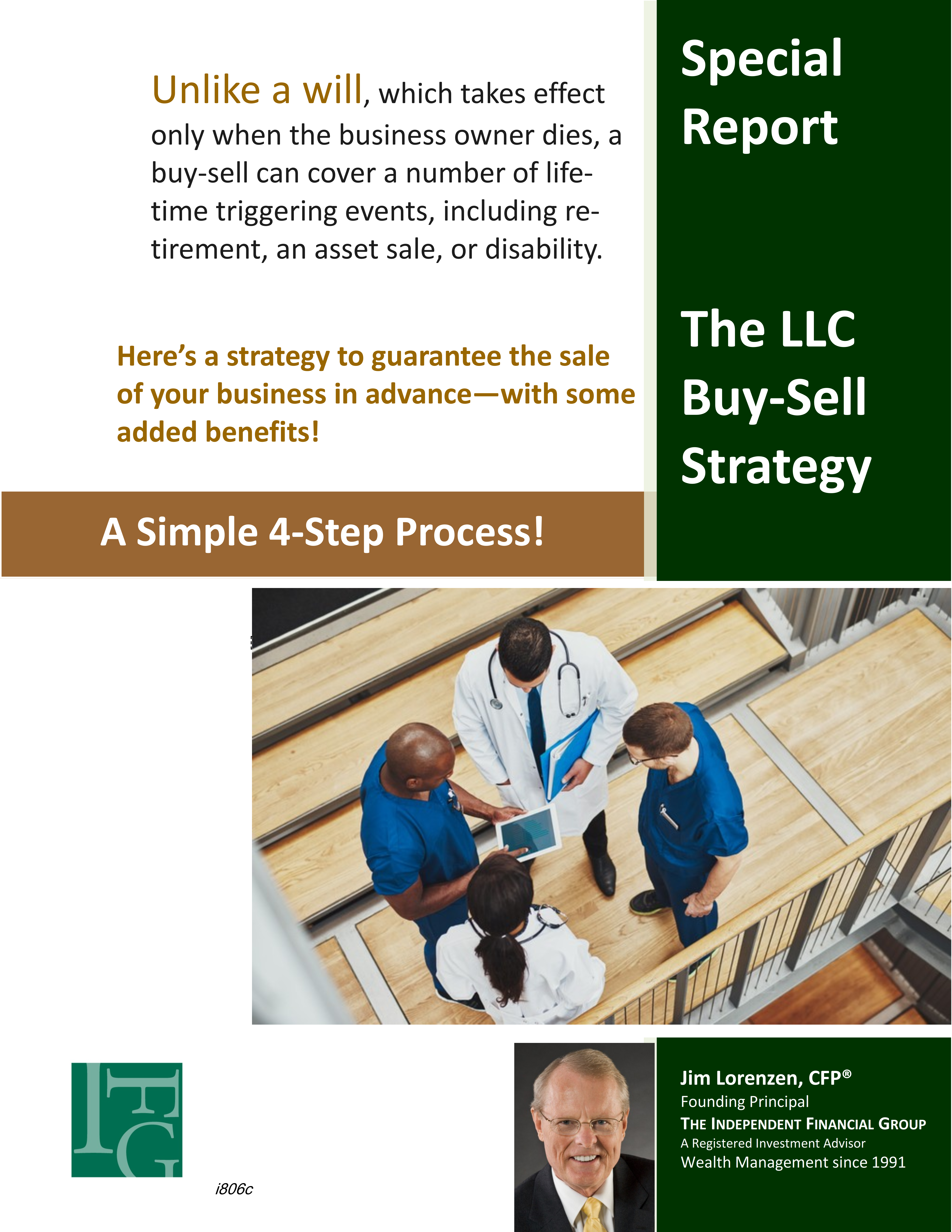 A poster of an llc buy sell strategy