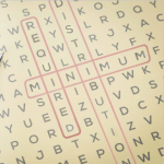 Here's an alt tag for the image: `Minimum requirement word search puzzle`