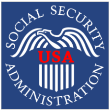 Here's an alt tag for the image: Social Security Administration logo, USA.